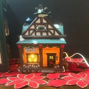 Copperfield Keepsake Porcelain Lighted House - Ticket Station